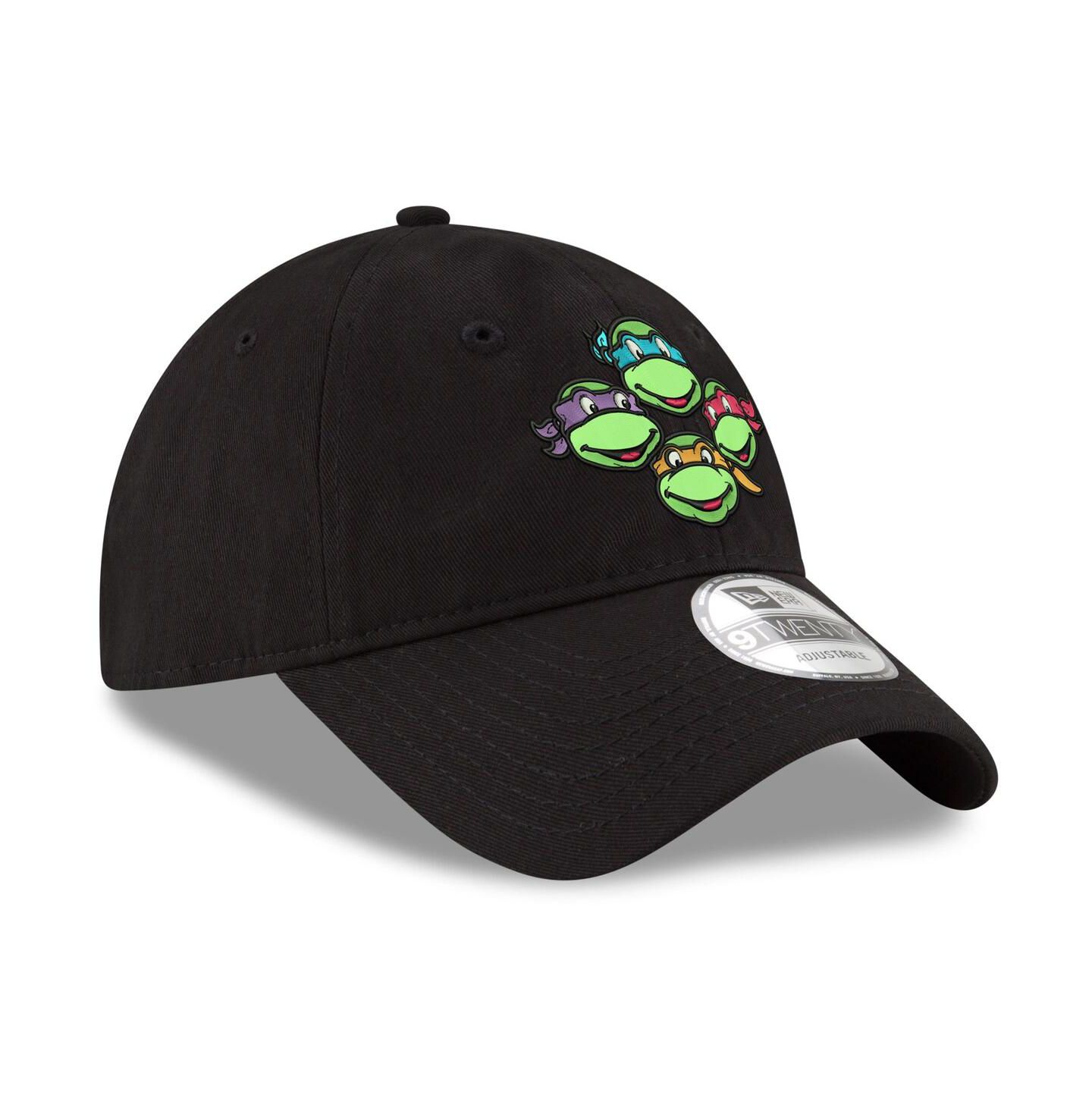 Мужская кепка New Era Black Teenage Mutant Ninja Turtles 9TWENTY Adjustable Hat — фото 2