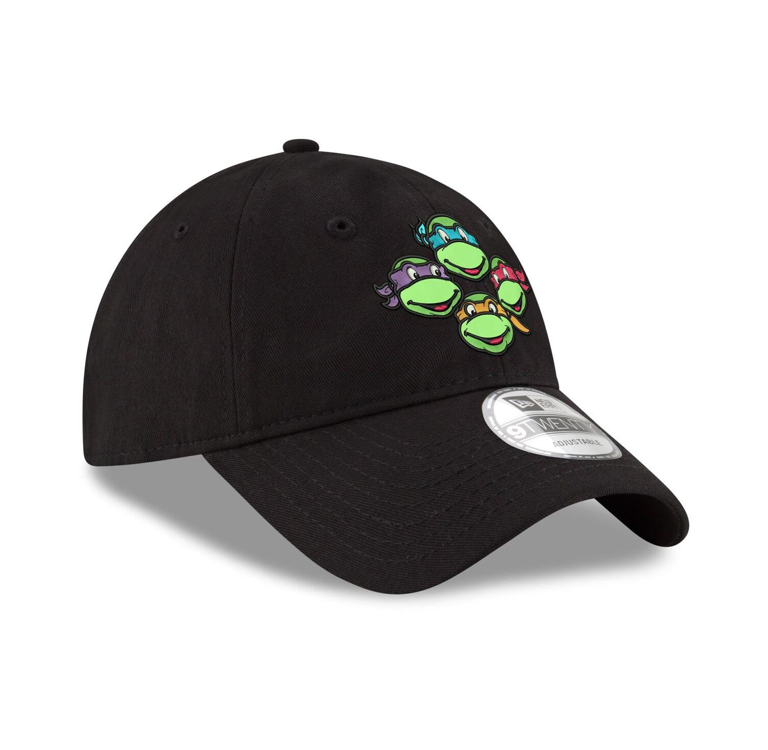 Men's Black Teenage Mutant Ninja Turtles 9TWENTY Adjustable Hat