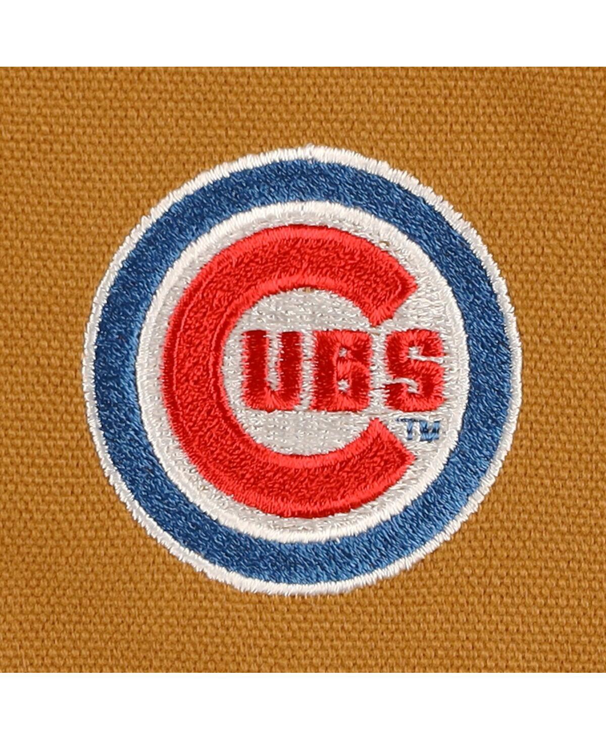 Men's DunbrookeChicago Cubs Dakota Work Full-Zip Hoodie Jacket - Brown
