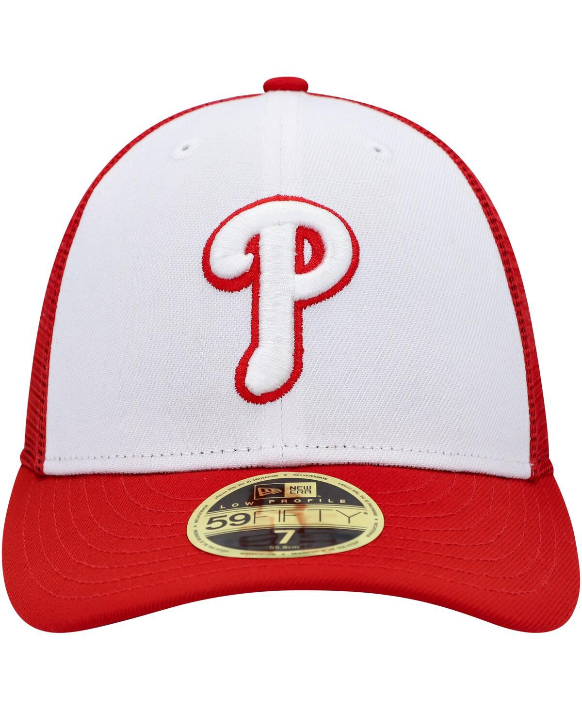 Men's New Era Red Philadelphia Phillies 2023 On-Field Batting Practice Low Profile 59FIFTY Fitted Hat - Red