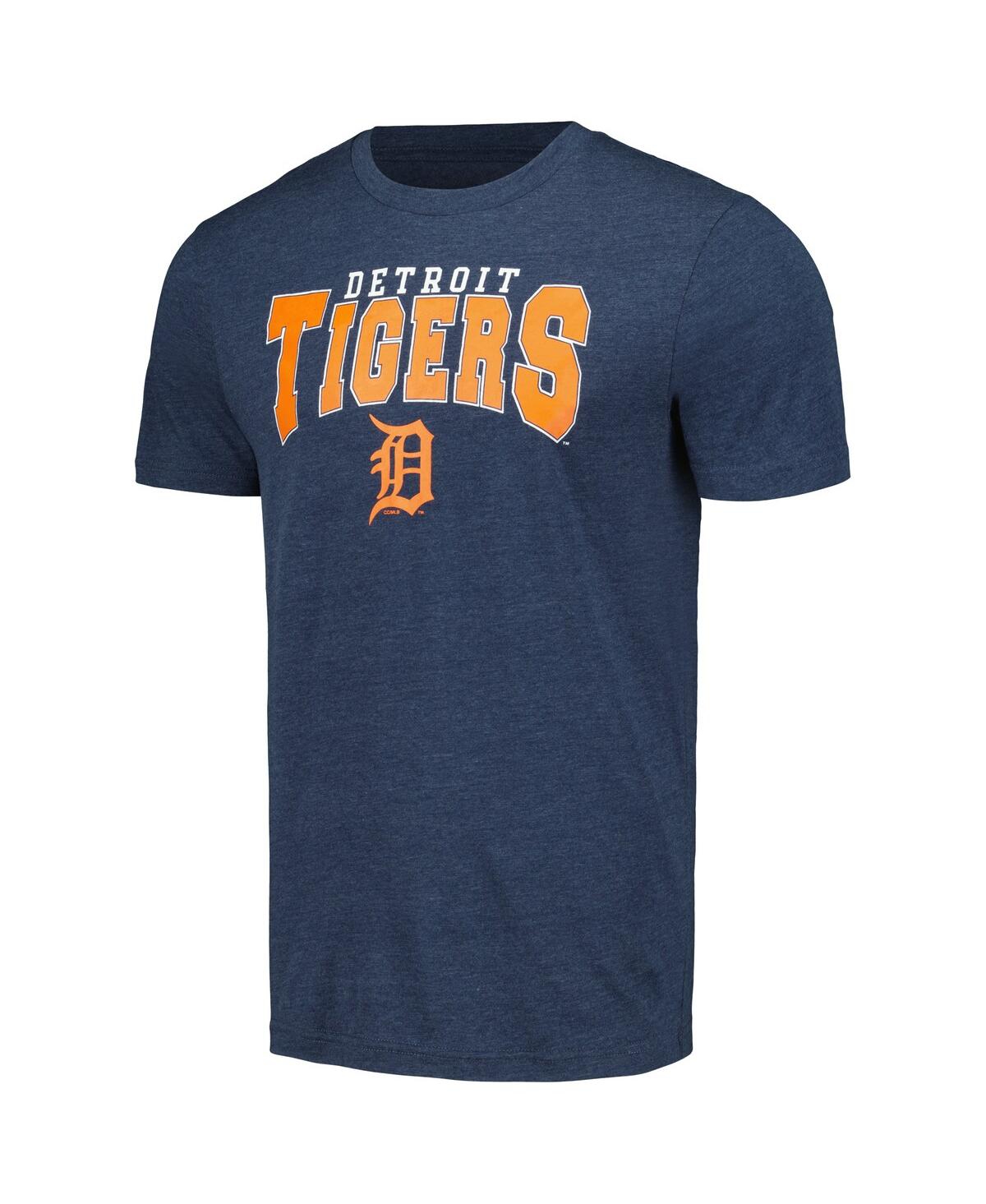 Men's Concepts Sport Navy Detroit Tigers Meter T-shirt and Pants Sleep Set - Navy