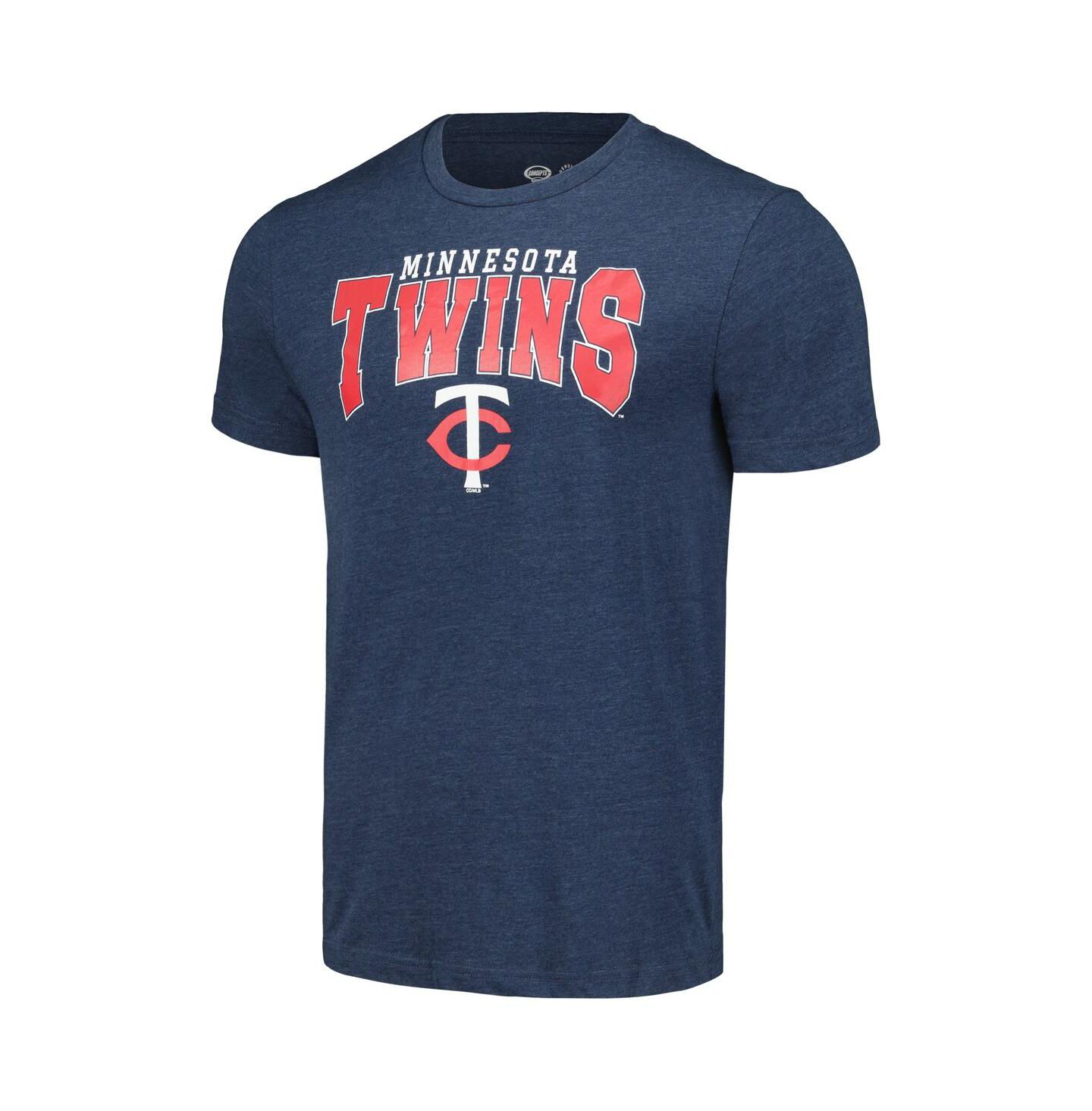 Мужская пижама Concepts Sport Minnesota Twins Meter: футболка и брюки, Charcoal/Navy — фото 4
