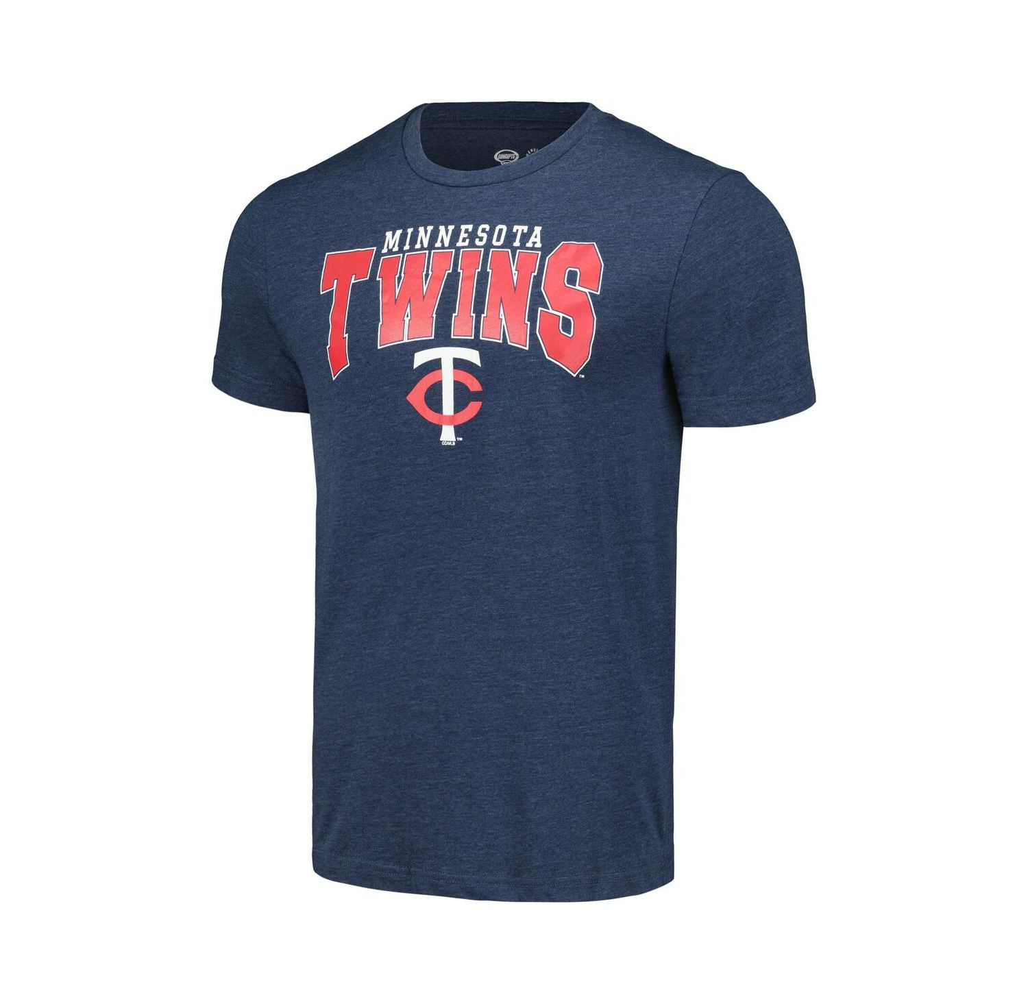 Men's Charcoal, Navy Minnesota Twins Meter T-shirt and Pants Sleep Set