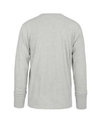 Men's Gray Distressed Philadelphia Eagles Premier Franklin Long Sleeve T-shirt