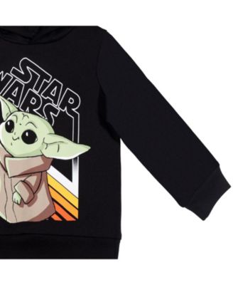 Mandalorian The Child Boys Fleece Pullover Long Sleeve Hoodie Toddler| Child