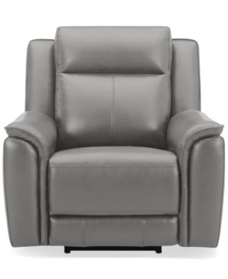 Addyson 41 Zero Gravity Leather Recliner with Power Headrest Created for Macy s