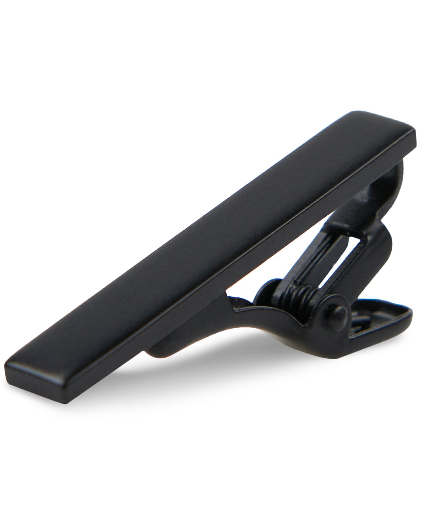 Мужской зажим для галстука ConStruct 1.5", Solid Black, цвет: Чёрный — фото 1