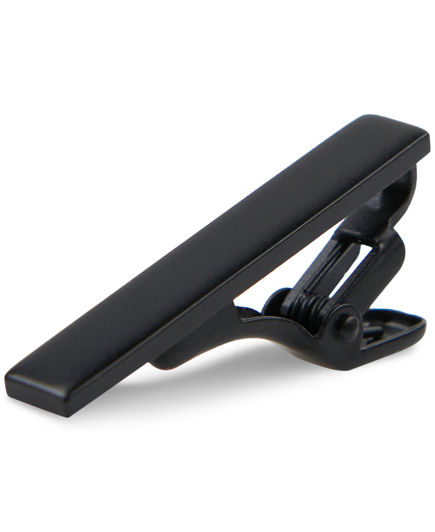 Men's Solid Black 1.5" Tie Bar