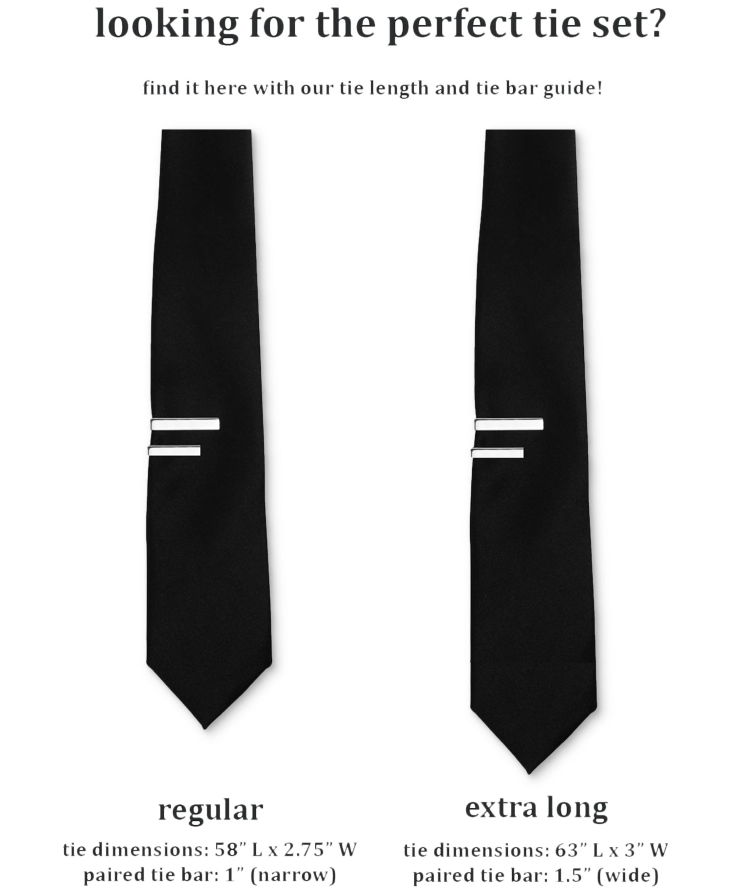 Men's Solid Ivy 1.5" Tie Bar