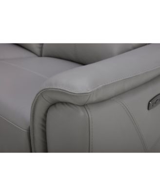 Addyson 117" 5-Pc. Leather Sectional with 2 Zero Gravity Recliners with Power Headrests, Created for Macy's