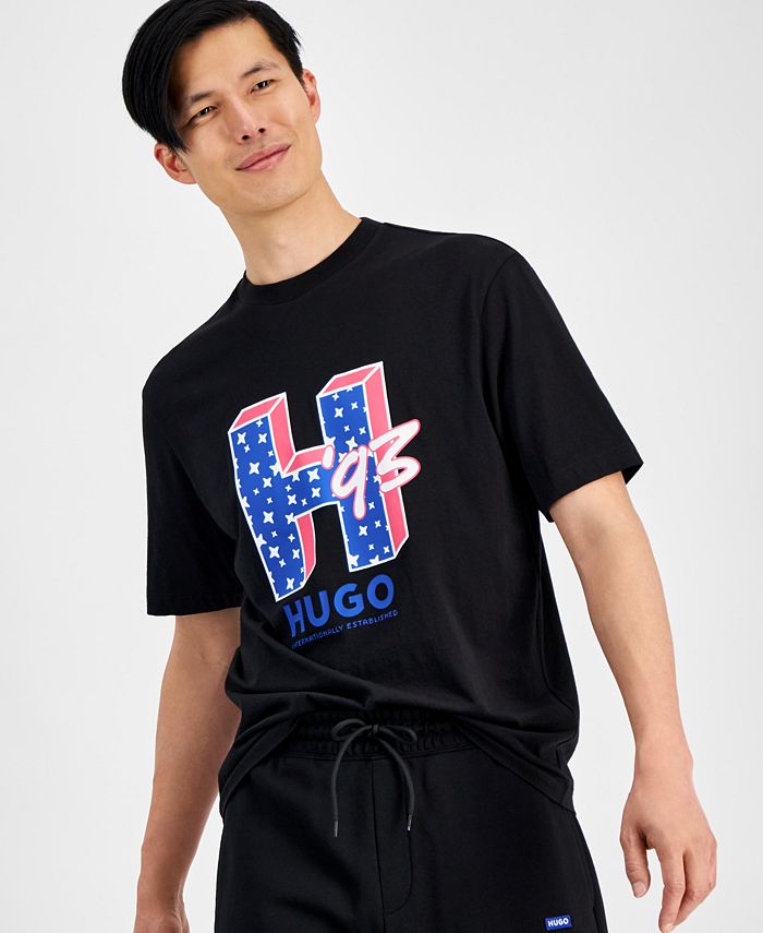 Hugo logo outlet t shirt