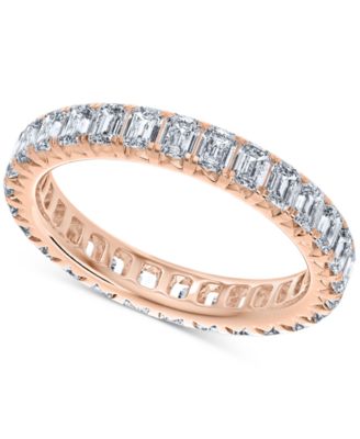 Diamond Emerald-Cut Eternity Band (2 ct. t.w.) in 14k Gold (Also in Platinum)