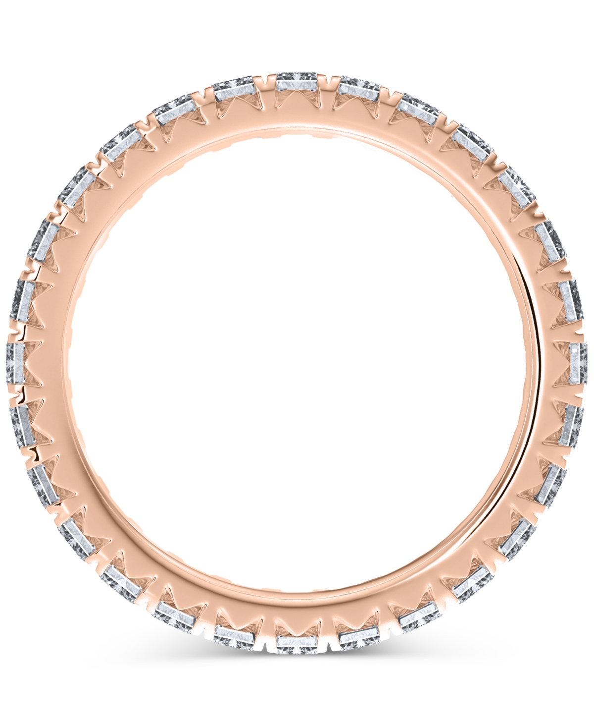 Diamond Emerald-Cut Eternity Band (2 ct. t.w.) in 14k Gold (Also in Platinum)