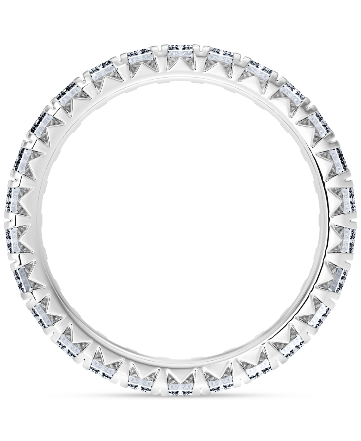 Diamond Emerald-Cut Eternity Band (3 ct. t.w.) in 14k Gold (Also  - Platinum