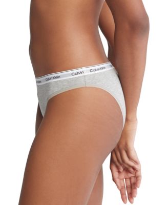Women's 3-Pk. Modern Logo Low-Rise Bikini Underwear QD5207