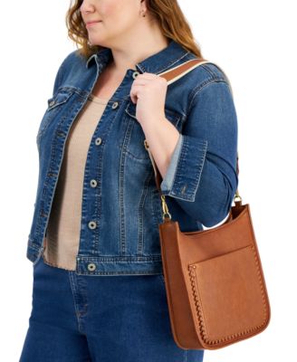 Whipstitch Medium Crossbody, Created for Macy's 