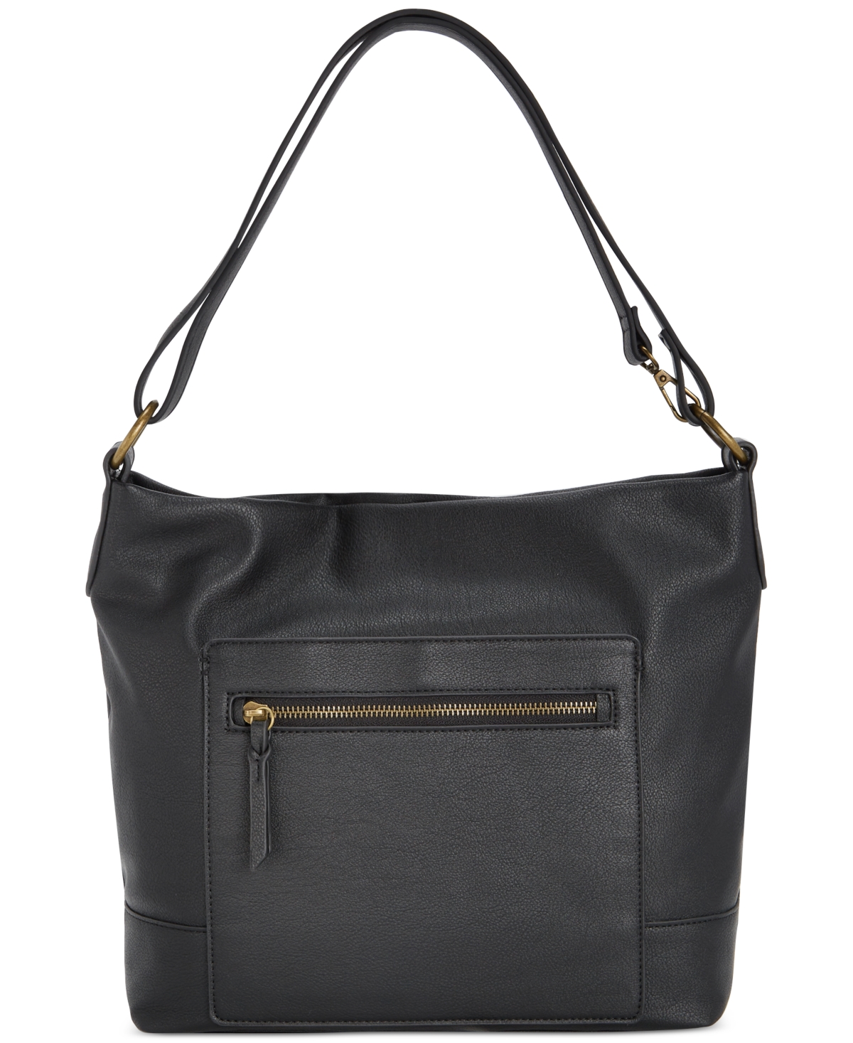 Shop Style & Co Hudsonn Hobo Bag, Created For Macy's In Black