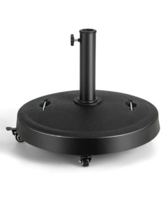 20.5Inch Outdoor Umbrella Base with Wheels and Handles