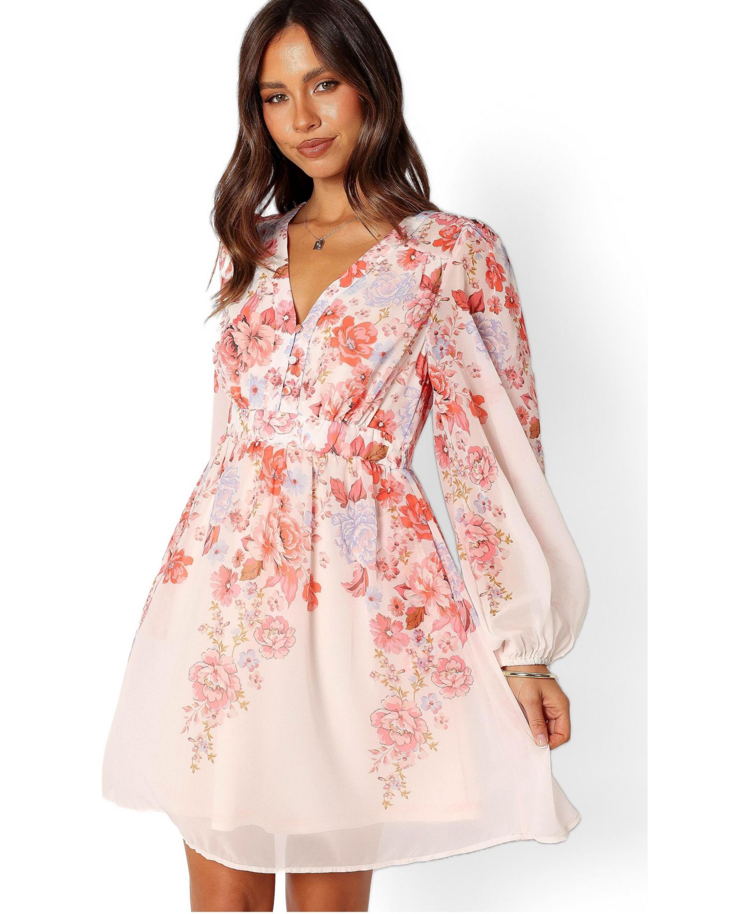 Hattie Long Sleeve Mini Women's Dress