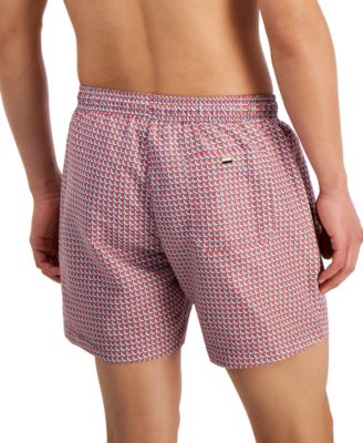 Men's Vibe Patterned 5.3" Swim Trunks, Created for Macy's
