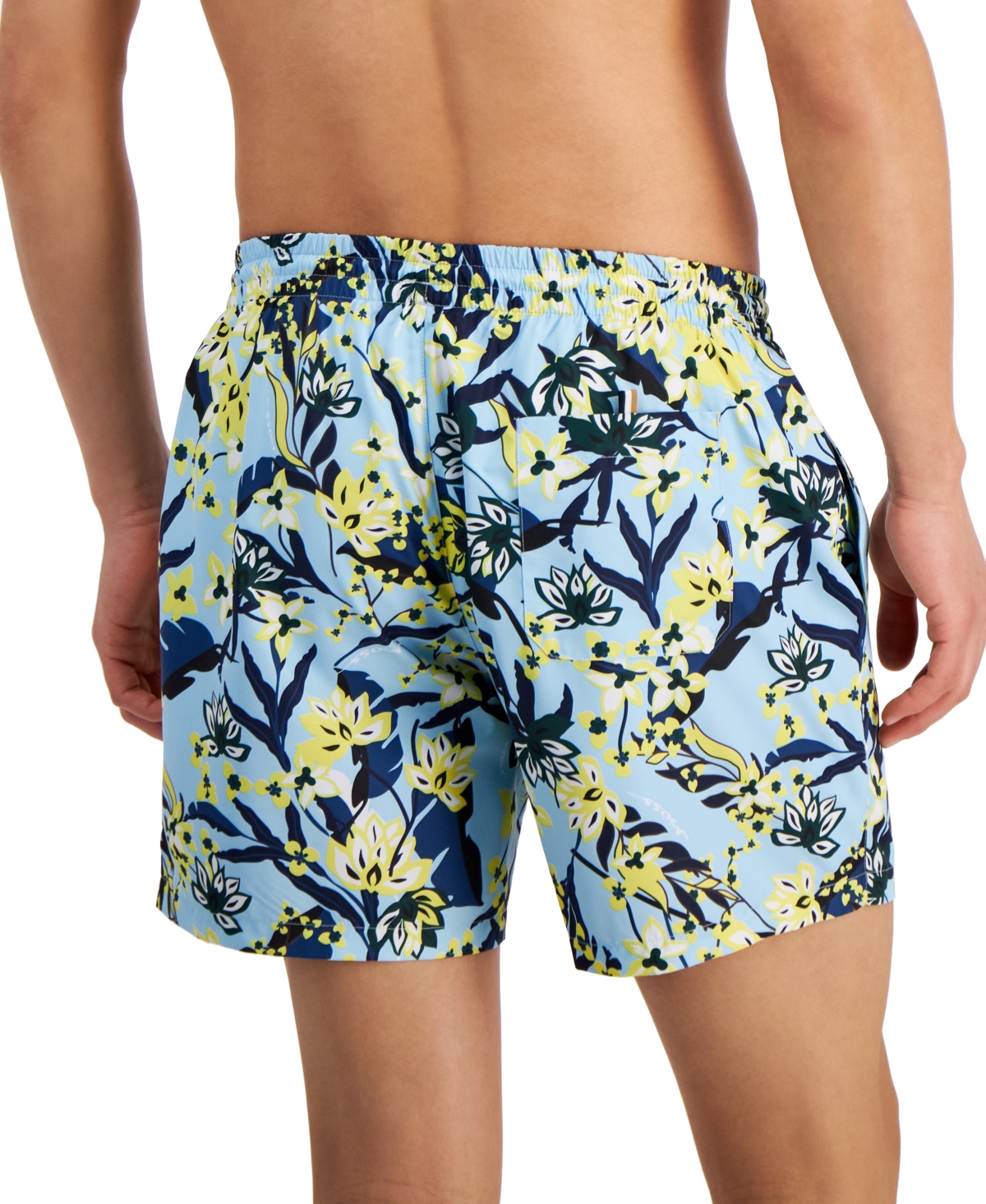 Boss by Hugo Boss Men's Piranha Graphic 5.3" Swim Trunks, Created for Macy's