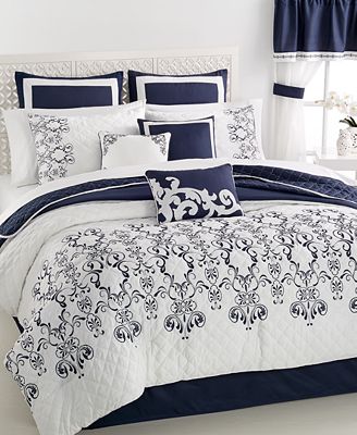 CLOSEOUT! Leonelli 22-Pc. Queen Comforter Set - Bed in a Bag - Bed & Bath - Macy&#39;s
