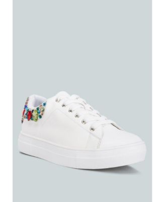 Women Gems Diamante Embellished Sneakers