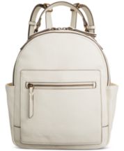 White sales backpack purse