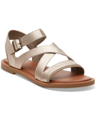 TOMS - Women's Sloane Strappy Side-Buckle Flat Sandals