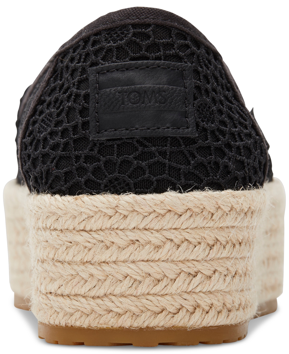 TOMS WOMEN'S VALENCIA MOROCCAN CROCHET PLATFORM ESPADRILLES 