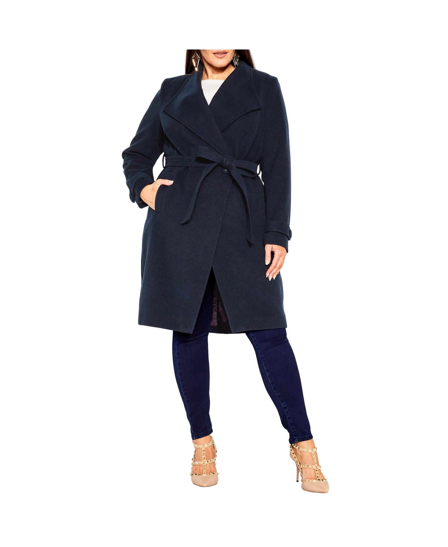 Plus Size So Sleek Coat