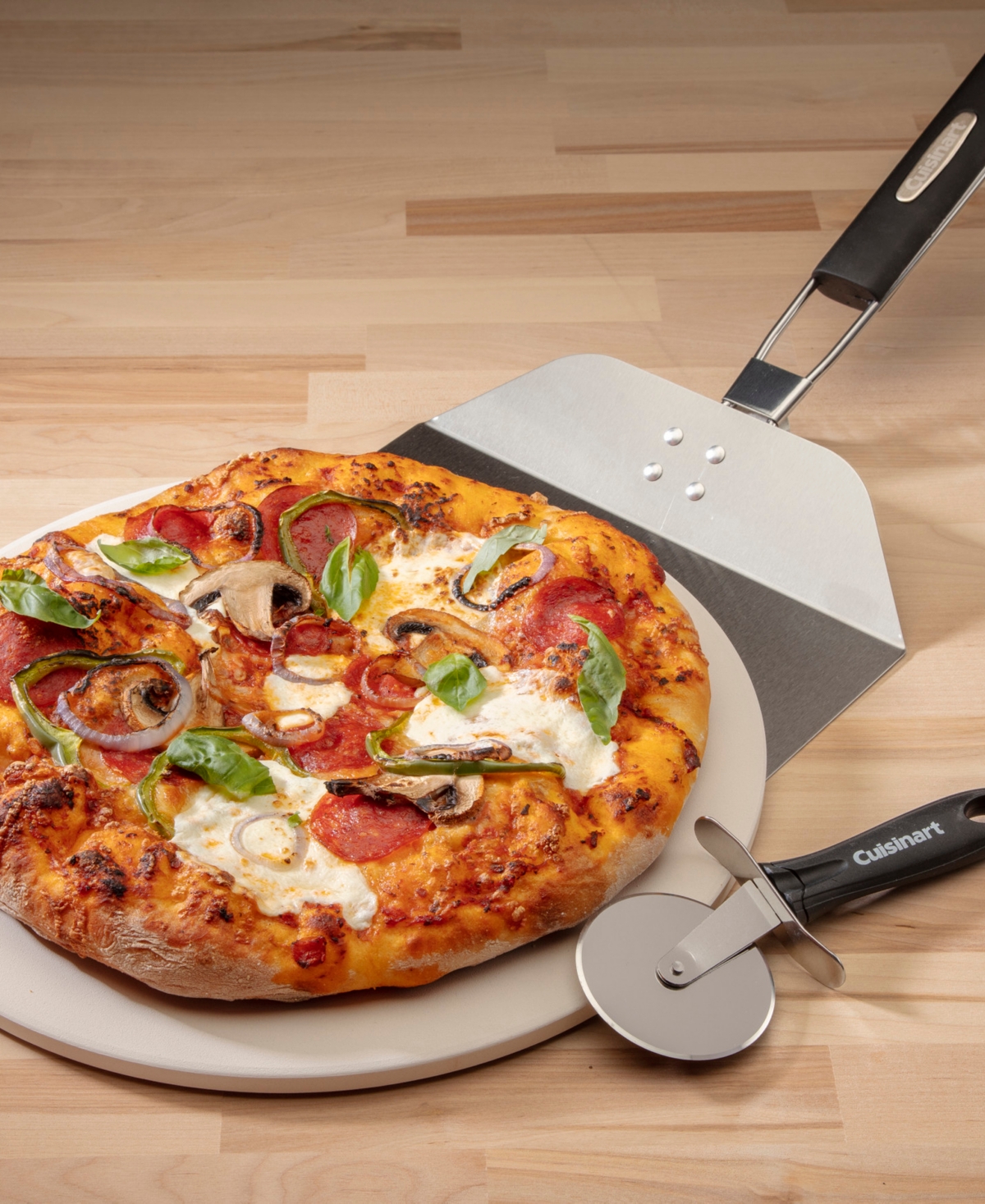 Shop Cuisinart 3 Piece Pizza Grilling Pack In Silver