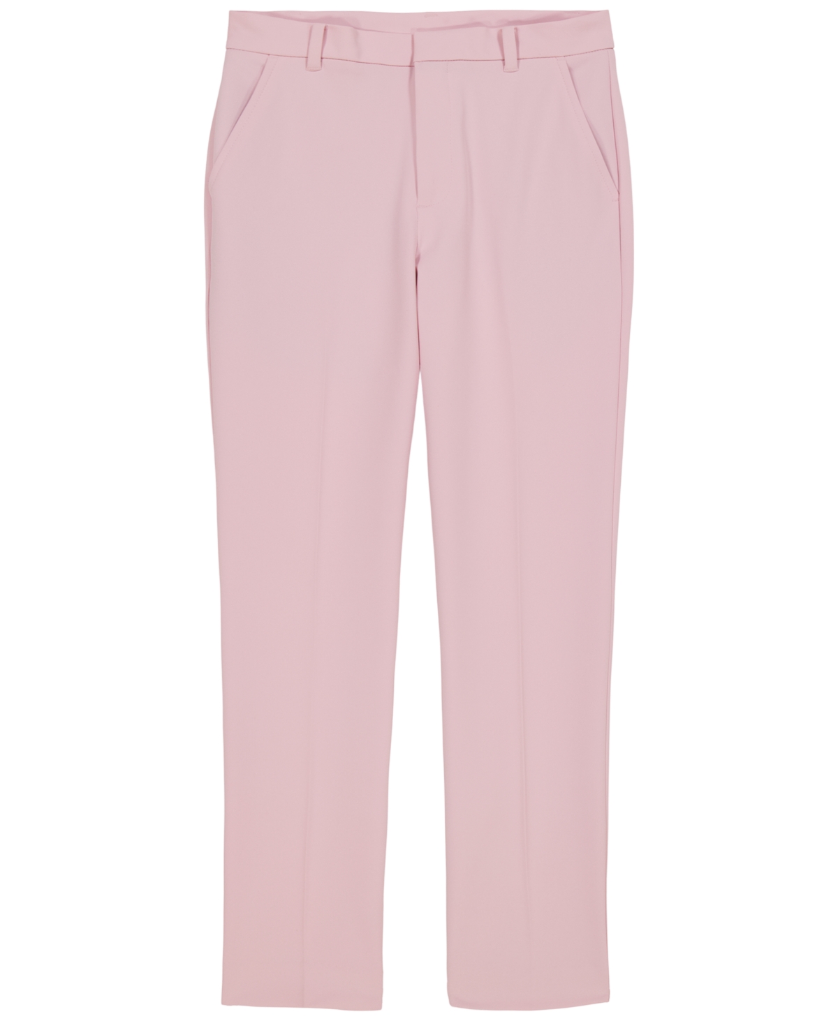 Shop Tommy Hilfiger Big Boys Th Flex Machine Washable Stretch Performance Dress Pants In Pink