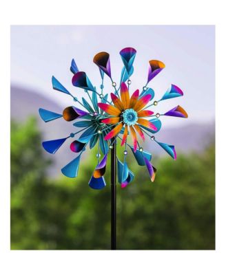Colorful Calla Lily Metal Wind Spinner