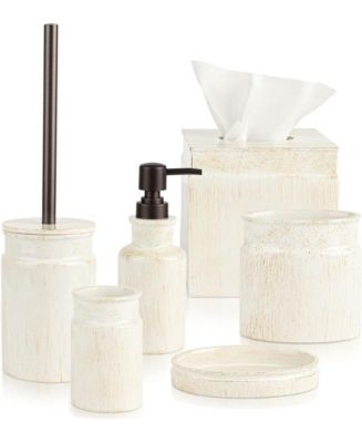 Rustic Luxe 6 Piece Bathroom Accessories Set - Macy's