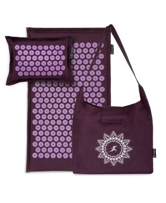 Ki Acupressure Mat, Pillow and Carrier Bag Set - Royal Lilac