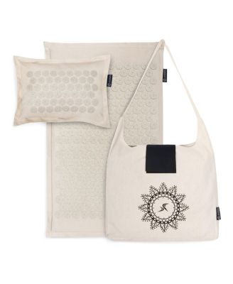 Ki Acupressure Mat, Pillow and Carrier Bag Set - Sand Dunes