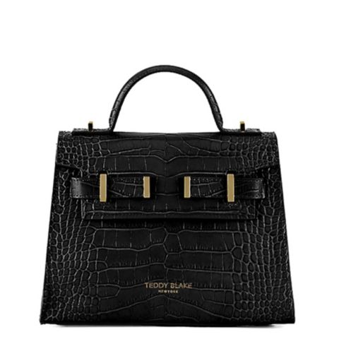 Женская сумка Teddy Blake Ava Croco 9", цвет: Чёрный