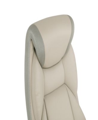 Office Star 49.5" Leather, Nylon Executive Bonded Leather Office Chair