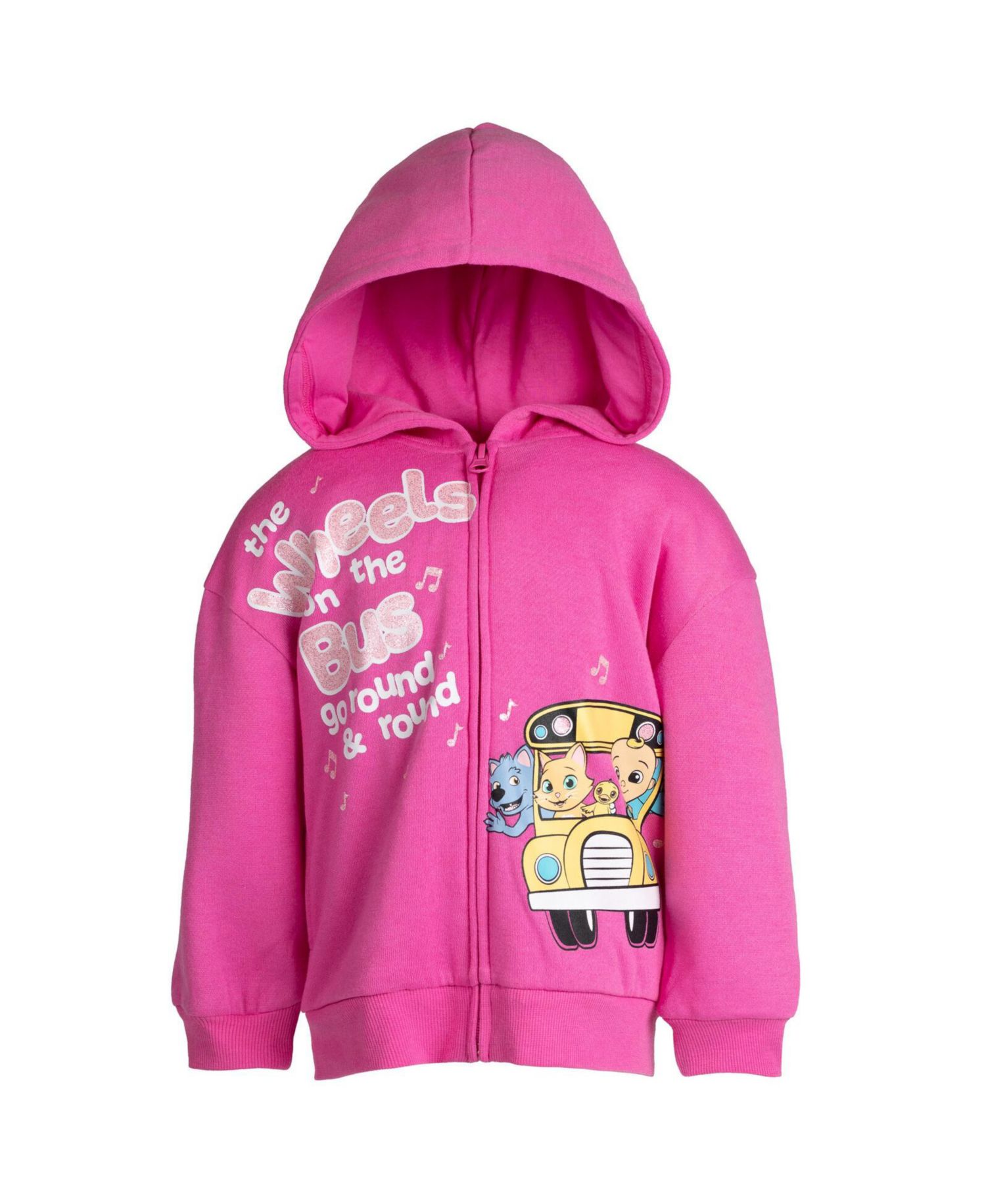 Toddler Girls JJ Fleece Zip Up Hoodie Toddler|Child