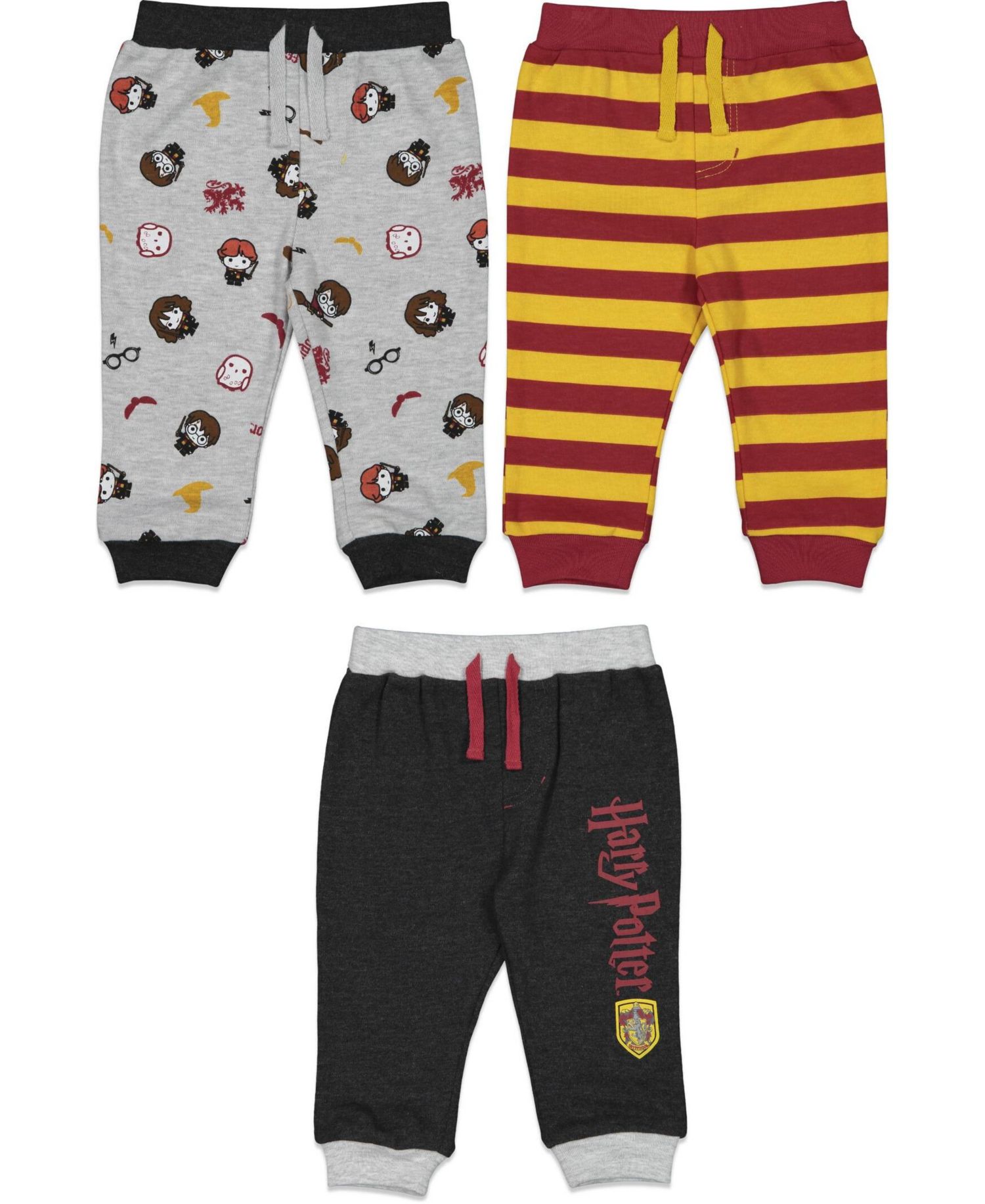 Baby Boys (New born-18 Months) 3 Pack Jogger Pants
