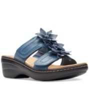Clarks women's wave outing gladiator sandal top