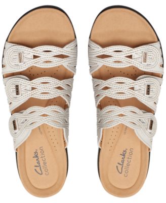 Laurieann Ruby Scalloped Twist Strap Slide Sandals