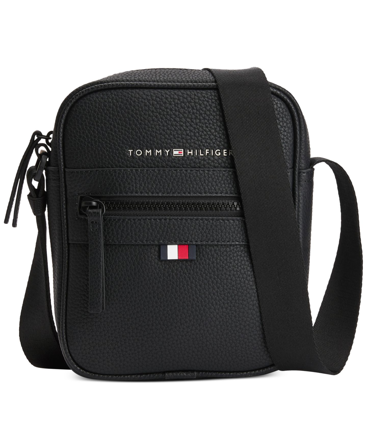 Мужская сумка Tommy Hilfiger Essential Mini Reporter, цвет: Чёрный — фото 1