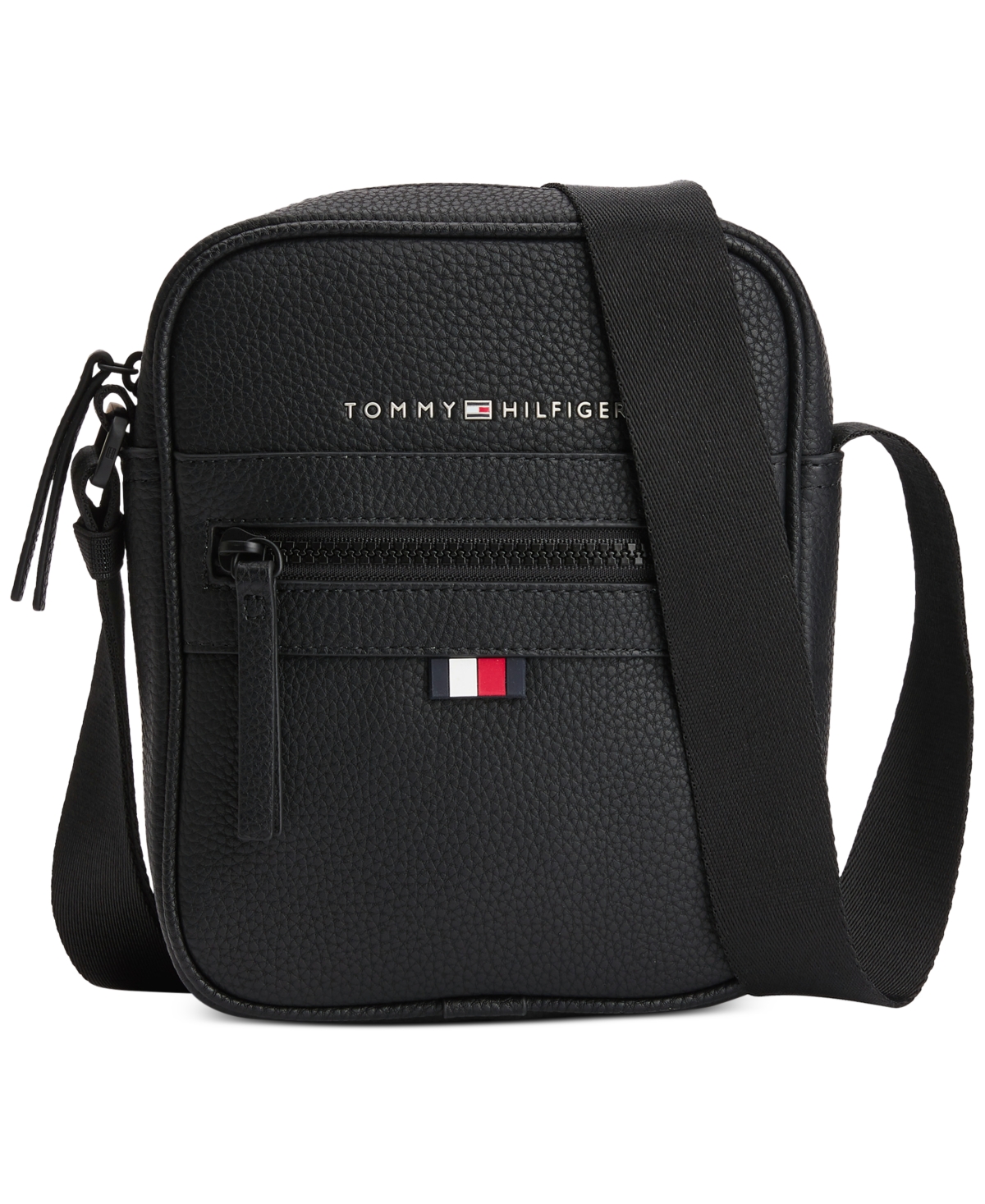 Tommy Hilfiger Men's Essential Mini Reporter Bag In Black