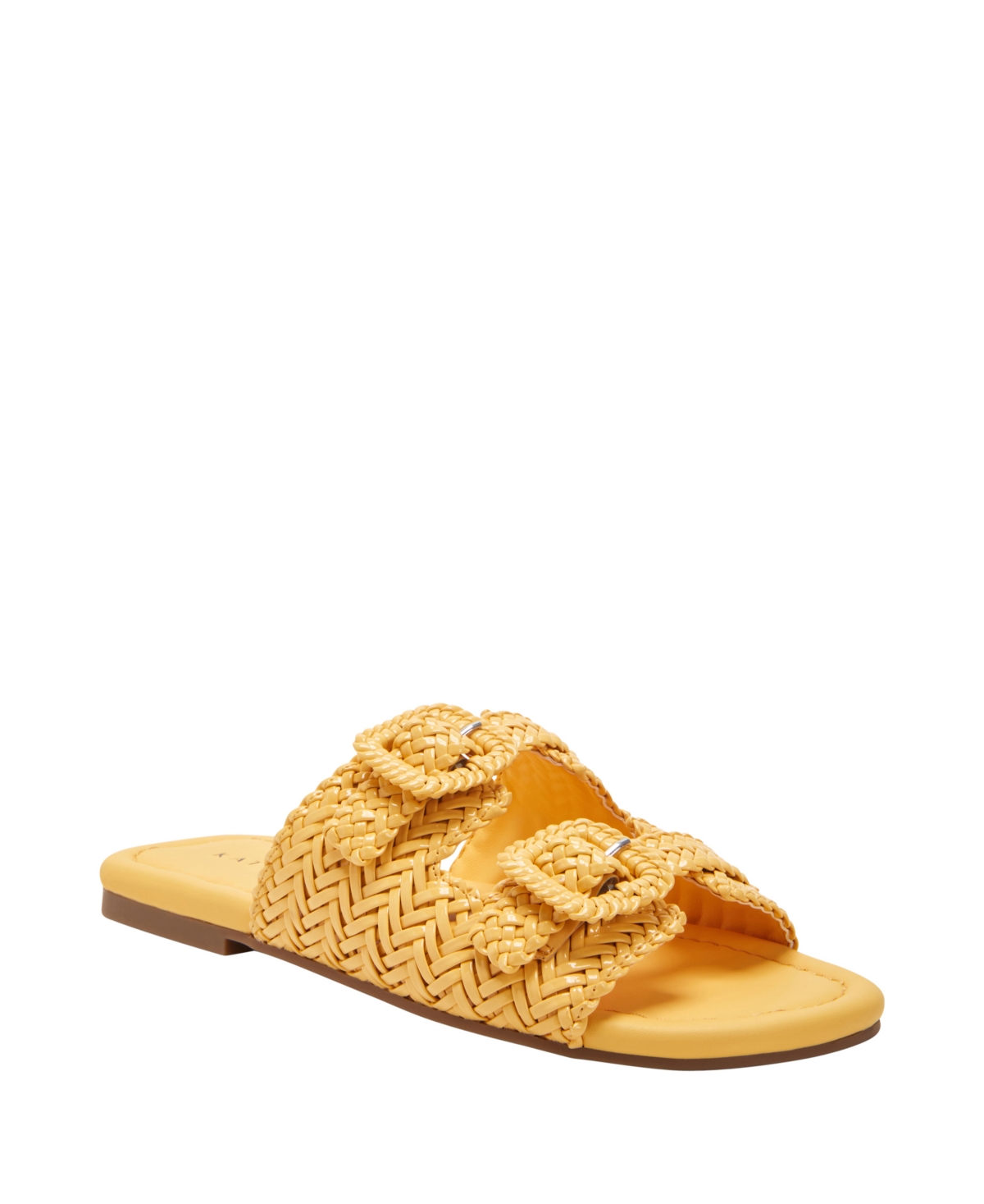 Katy Perry Women's Salvo Buckle Round Toe Sandals In Pineapple