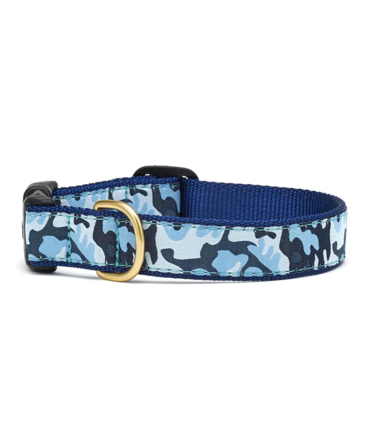 Large Wide Camo Collar - Navy