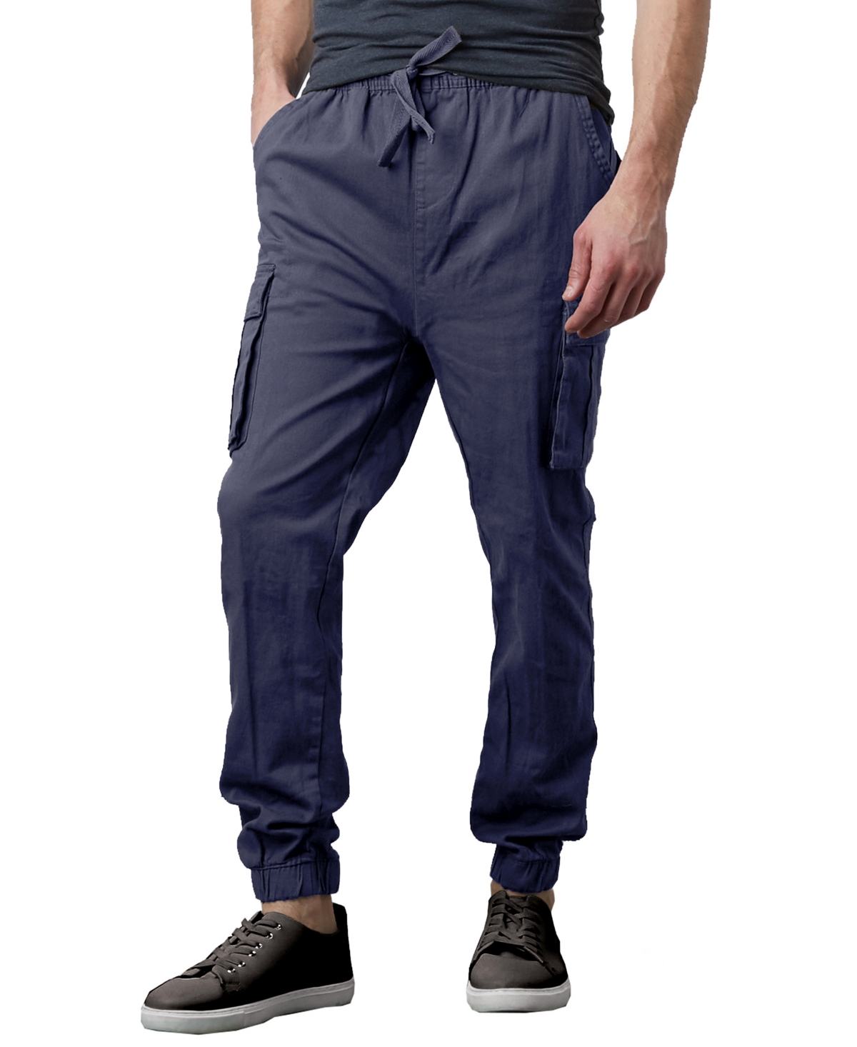 Galaxy By Harvic Men s Slim Fit Stretch Cargo Jogger Pants Woodland Smart Closet