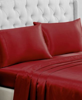 Satin 2 Piece Pillow Case Set, King