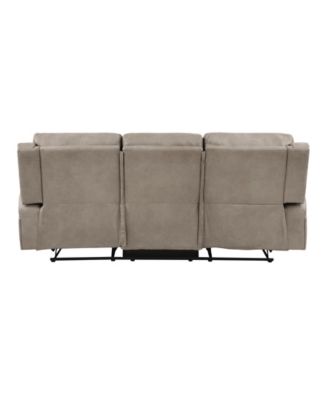 White Label Aubrey 85" Double Reclining Sofa